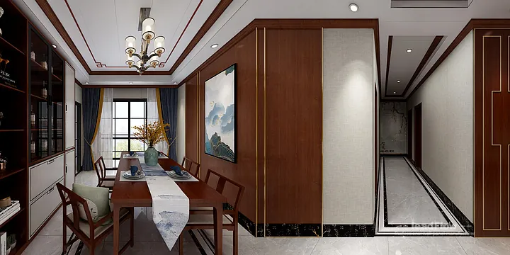 Hangzhou Apartment Wall Panel Design | WPC Interior Panel Warm Interior in Hangzhou, China - photo 6