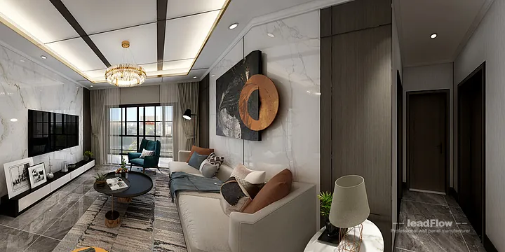 Hangzhou Apartment Makeover with WPC Wall Cladding | Stylish Wood Grain in Hangzhou, China
