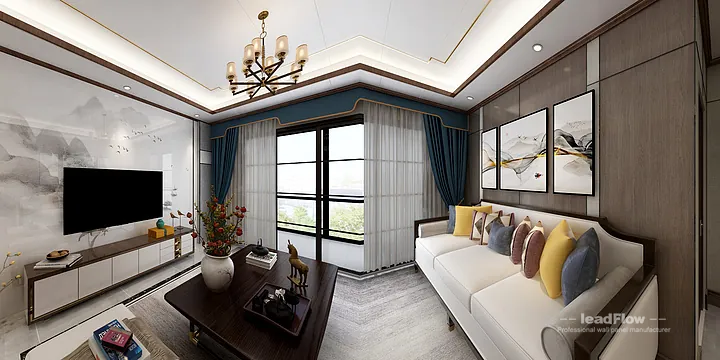 WPC Wall Panel Solution: Hangzhou Apartment Project in Hangzhou, China - photo 1