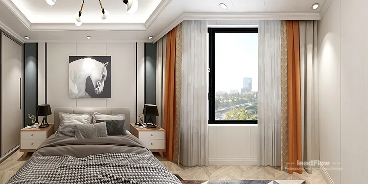 WPC Interior Panel Project: Hangzhou Apartment with Living-Dining Room in Hangzhou, China - photo 5