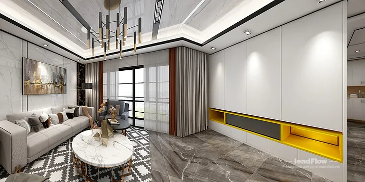 Elegant Apartment in Nanchang Featuring WPC Wall Cladding in Donghu District, Nanchang, China - photo 13