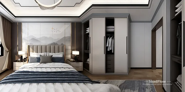 Hangzhou Apartment with WPC Interior Panel &mdash; Study Feature in Hangzhou, China - photo 1