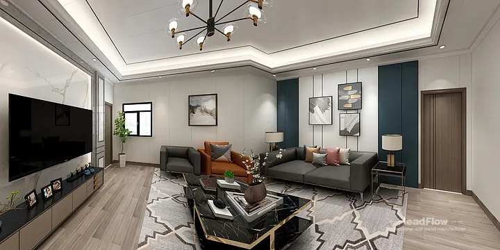 Hangzhou Apartment with WPC Interior Panel &mdash; Study Feature in Hangzhou, China - photo 14