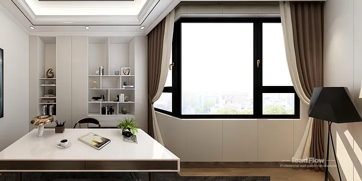 Hangzhou Apartment with WPC Interior Panel &mdash; Study Feature in Hangzhou, China - photo 7