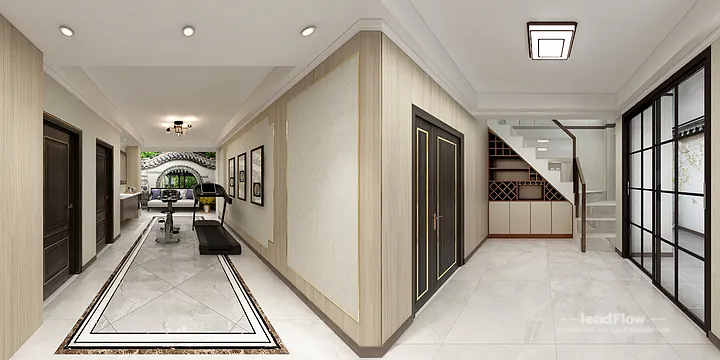 Stylish Apartment Interior in Hangzhou using WPC Wall Cladding in Hangzhou, China - photo 11