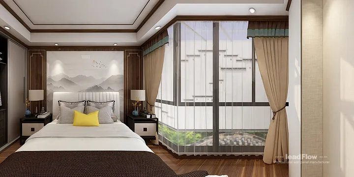 Stylish Apartment Interior in Hangzhou using WPC Wall Cladding in Hangzhou, China - photo 2