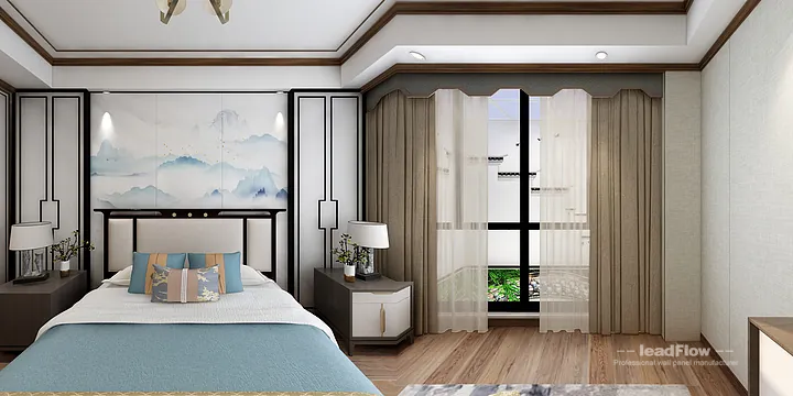 Stylish Apartment Interior in Hangzhou using WPC Wall Cladding in Hangzhou, China - photo 3