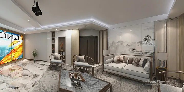 Stylish Apartment Interior in Hangzhou using WPC Wall Cladding in Hangzhou, China - photo 37