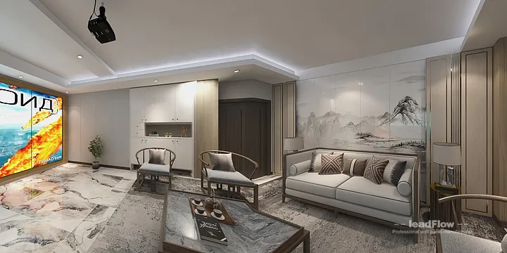 Stylish Apartment Interior in Hangzhou using WPC Wall Cladding in Hangzhou, China - photo 38