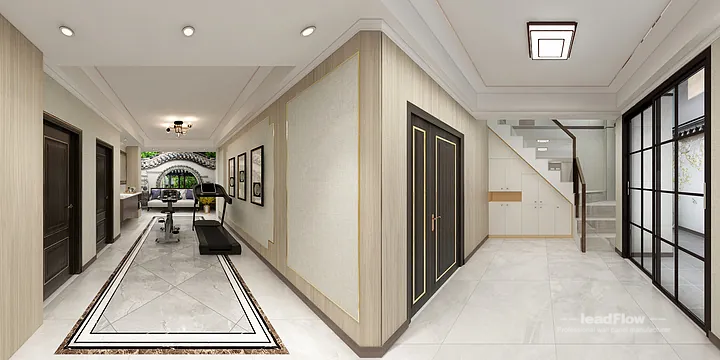 Stylish Apartment Interior in Hangzhou using WPC Wall Cladding in Hangzhou, China - photo 6
