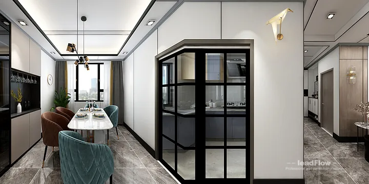Stylish Apartment Interior in Hangzhou using WPC Wall Panel in Hangzhou, China - photo 1