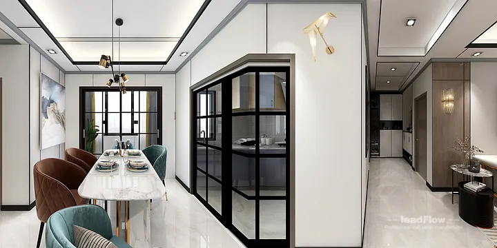 Stylish Apartment Interior in Hangzhou using WPC Wall Panel in Hangzhou, China - photo 4