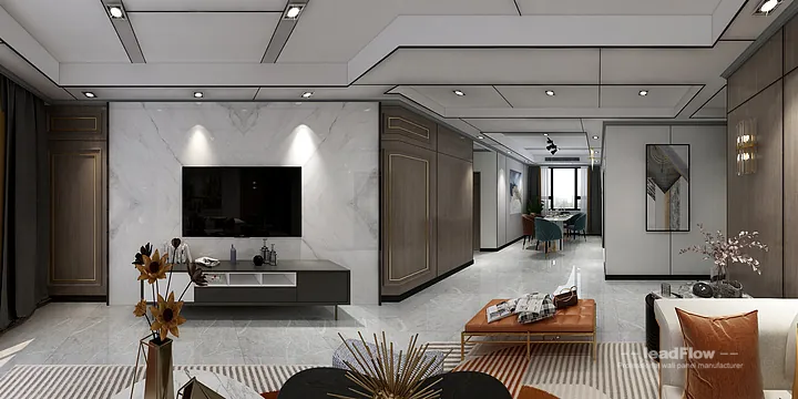 Stylish Apartment Interior in Hangzhou using WPC Wall Panel in Hangzhou, China - photo 5