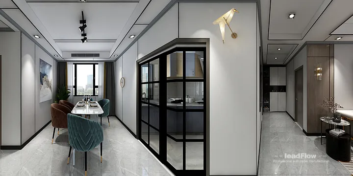 Stylish Apartment Interior in Hangzhou using WPC Wall Panel in Hangzhou, China - photo 6