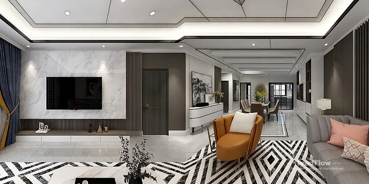 WPC Cladding Apartment Case Study in Hangzhou | Modern Bathroom in Hangzhou, China - photo 5