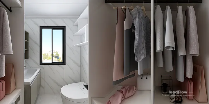 WPC Cladding Apartment Case Study in Hangzhou | Modern Bathroom in Hangzhou, China - photo 8