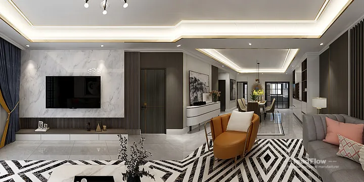 WPC Cladding Apartment Case Study in Hangzhou | Modern Bathroom in Hangzhou, China - photo 9