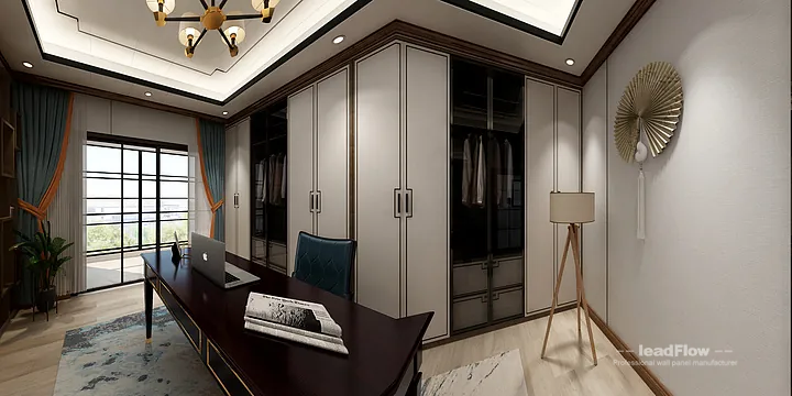 Hangzhou Apartment with WPC Cladding &mdash; Bedroom 2 Feature in Hangzhou, China - photo 4