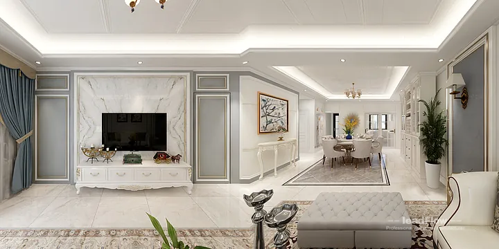 WPC Wall Panel Project: Nanchang Apartment with Living-Dining Room in Donghu District, Nanchang, China - photo 5