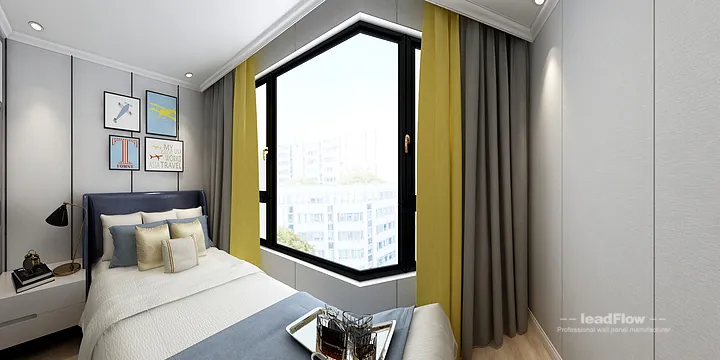 Hangzhou Apartment Interior with WPC Cladding &mdash; Living-Dining Room Accent in Hangzhou, China - photo 1