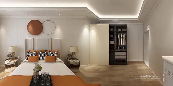 Hangzhou Villa Renovation with WPC Wall Cladding | Master Bedroom Idea in Hangzhou, China - photo 11