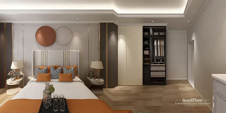 Hangzhou Villa Renovation with WPC Wall Cladding | Master Bedroom Idea in Hangzhou, China - photo 12