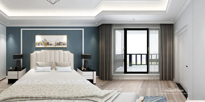 Hangzhou Villa Renovation with WPC Wall Cladding | Master Bedroom Idea in Hangzhou, China - photo 13