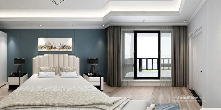Hangzhou Villa Renovation with WPC Wall Cladding | Master Bedroom Idea in Hangzhou, China - photo 14