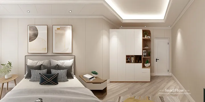 Hangzhou Villa Renovation with WPC Wall Cladding | Master Bedroom Idea in Hangzhou, China - photo 22