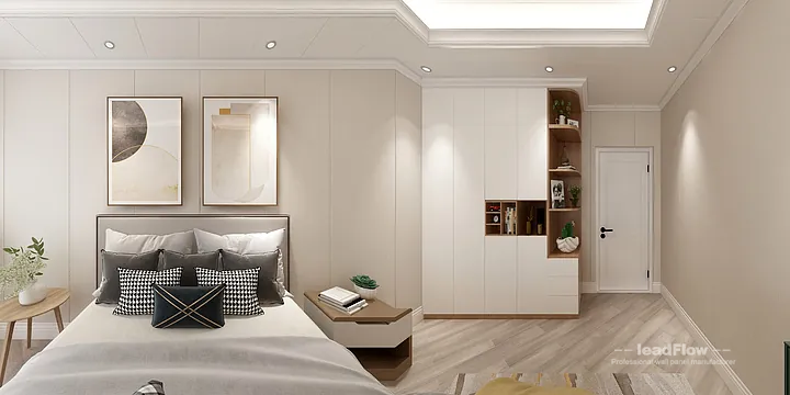Hangzhou Villa Renovation with WPC Wall Cladding | Master Bedroom Idea in Hangzhou, China - photo 6