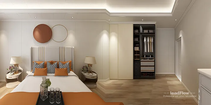 Hangzhou Villa Renovation with WPC Wall Cladding | Master Bedroom Idea in Hangzhou, China - photo 9