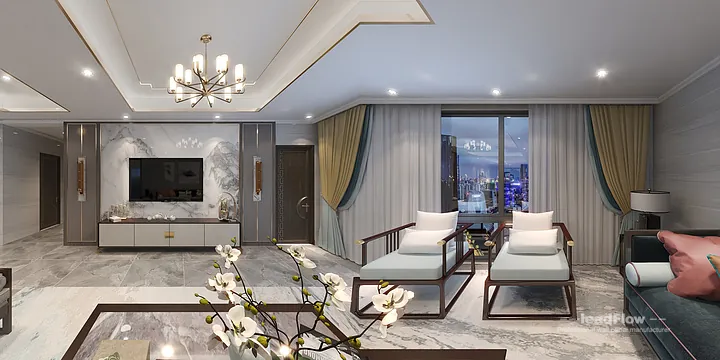WPC Wall Panel Design Case: Liu's Hangzhou Apartment in Hangzhou, China - photo 6
