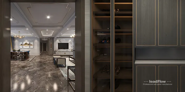 WPC Wall Panel Design Case: Liu's Hangzhou Apartment in Hangzhou, China - photo 8