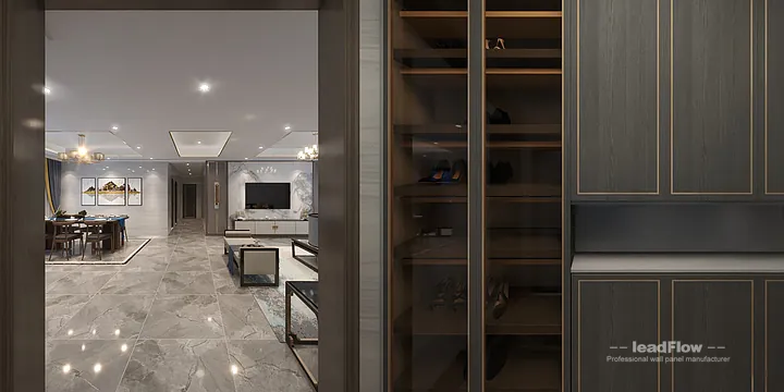 WPC Wall Panel Design Case: Liu's Hangzhou Apartment in Hangzhou, China - photo 9