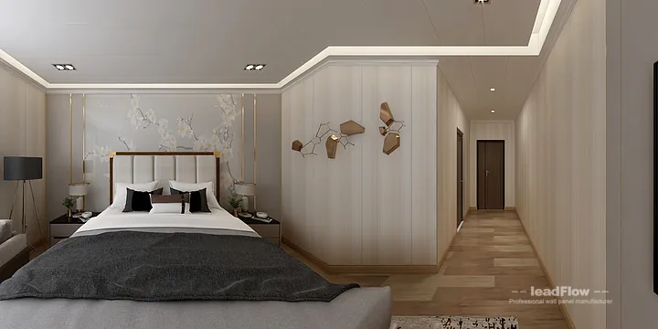 WPC Wall Panel Interior Project Case Study in Hangzhou | Contemporary guesthouse in Hangzhou, China - photo 1