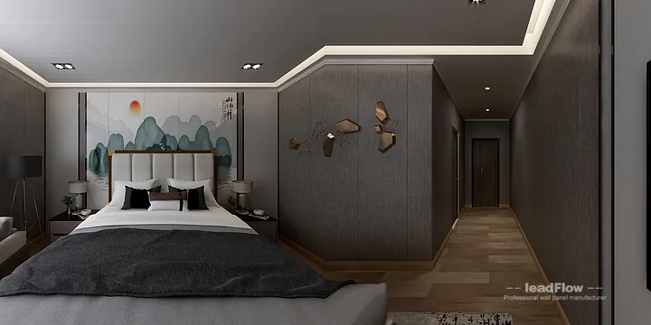 WPC Wall Panel Interior Project Case Study in Hangzhou | Contemporary guesthouse in Hangzhou, China - photo 6