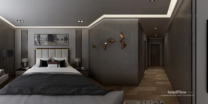 WPC Wall Panel Interior Project Case Study in Hangzhou | Contemporary guesthouse in Hangzhou, China - photo 7