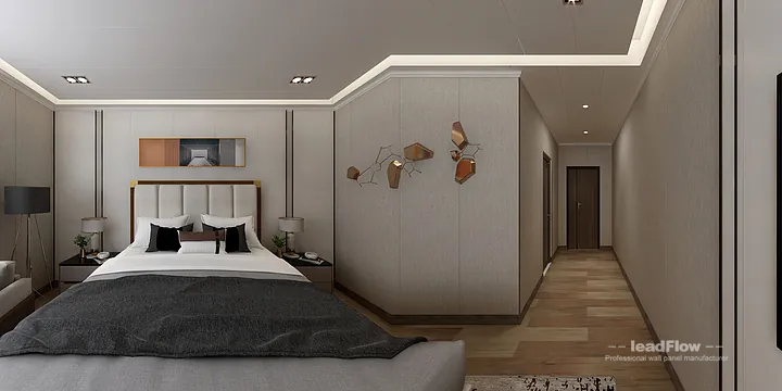 WPC Wall Panel Interior Project Case Study in Hangzhou | Contemporary guesthouse in Hangzhou, China - photo 9