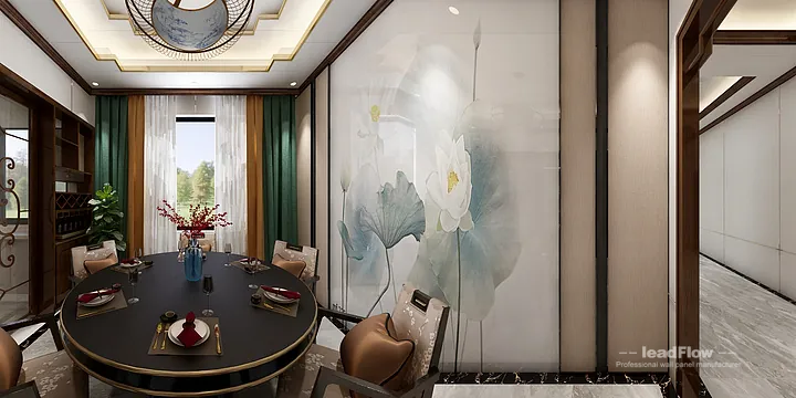 WPC Wall Panel Villa Case Study in Hangzhou | Modern Living Room in Hangzhou, China - photo 22