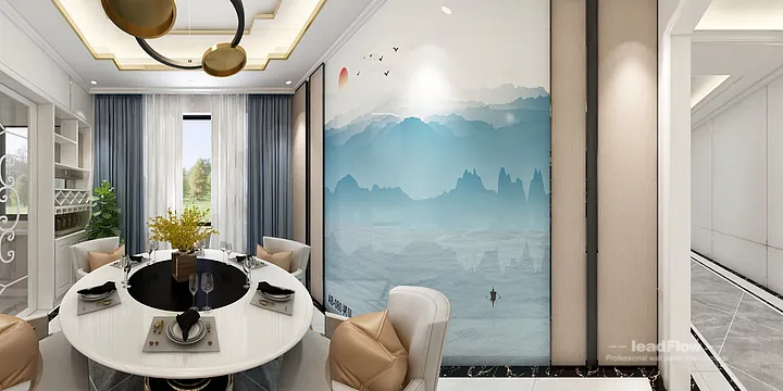 WPC Wall Panel Villa Case Study in Hangzhou | Modern Living Room in Hangzhou, China - photo 8