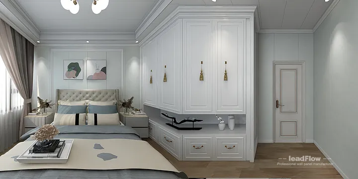 Hangzhou Apartment Wall Panel Design | WPC Wall Cladding Elegant Interior in Hangzhou, China - photo 3