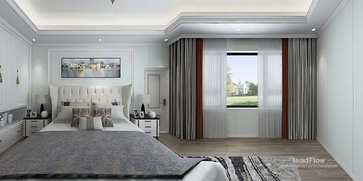 Hangzhou Apartment Wall Panel Design | WPC Wall Cladding Elegant Interior in Hangzhou, China - photo 4
