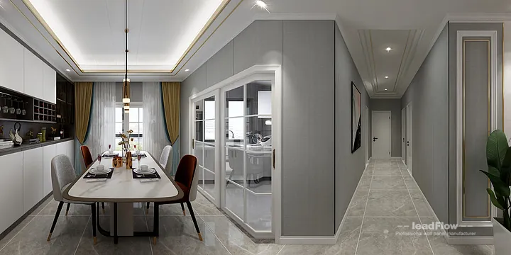 WPC Interior Panel Project: Hangzhou Apartment with Secondary Bedroom in Hangzhou, China - photo 3