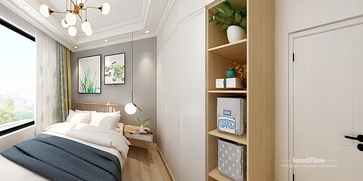 WPC Interior Panel Project: Hangzhou Apartment with Secondary Bedroom in Hangzhou, China - photo 5