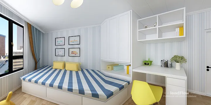 WPC Cladding Transformation: Hangzhou Apartment with Corridor Walls in Hangzhou, China - photo 4