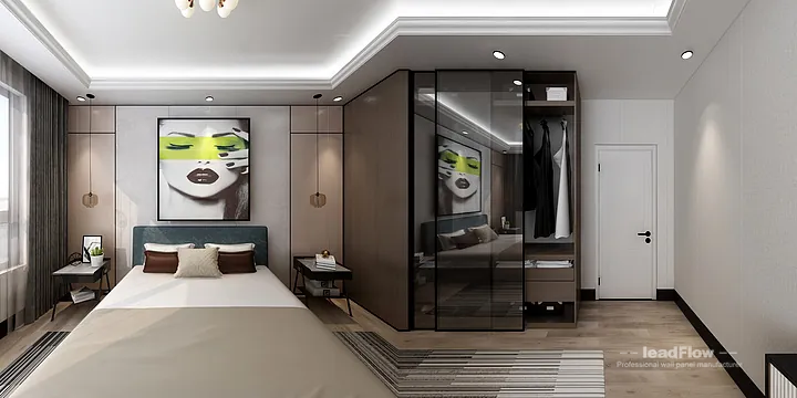 WPC Cladding Transformation: Hangzhou Apartment with Corridor Walls in Hangzhou, China - photo 6