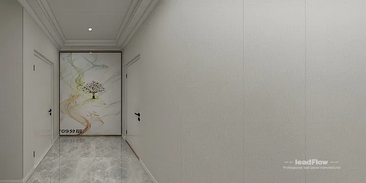 WPC Cladding Transformation: Hangzhou Apartment with Corridor Walls in Hangzhou, China - photo 7