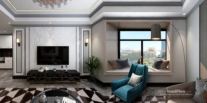Modern Apartment Interior in Hangzhou using WPC Wall Cladding in Hangzhou, China - photo 3
