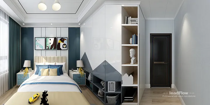 Hangzhou Apartment Renovation with WPC Interior Panel | Kids Room Idea in Hangzhou, China - photo 3
