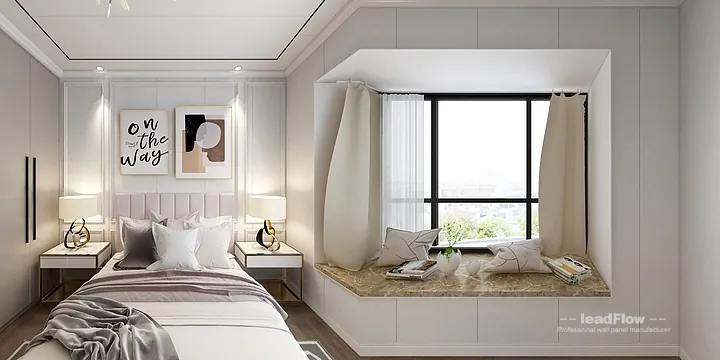 WPC Cladding Transformation: Hangzhou Apartment with Master Bedroom Walls in Hangzhou, China - photo 17